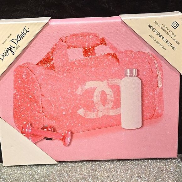 Design District Working Out w/Chanel Canvas Wall Decor - Picture 4 of 5